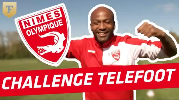 Challenge : Les joueurs du Nîmes Olympique et le challenge de la barre