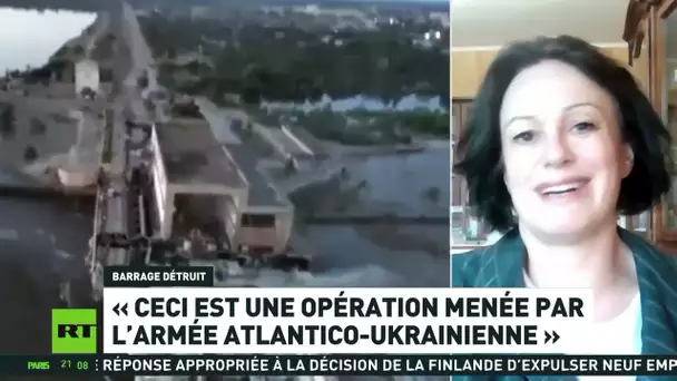 Barrage détruit : « Ceci est une opération menée par l’armée atlantico-ukrainienne »