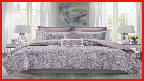 Comfort Spaces Cozy Comforter Set-Modern Classic Design All Season Down Alternative Bedding