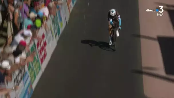 TCP 2019 : Tony Gallopin passant la ligne d'arrivée au contre-la-montre