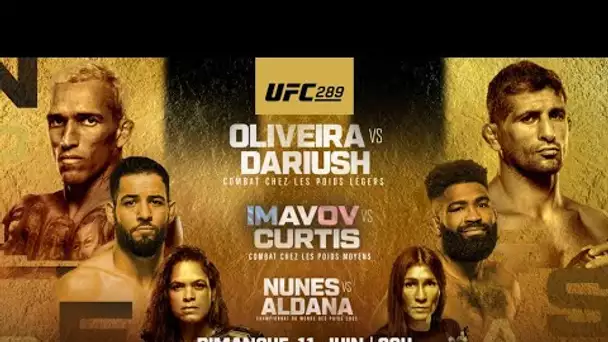 Bande-annonce UFC 289 : Combat crucial pour Imavov, le retour d'Oliveira (dimanche 2h RMC Sport 2)