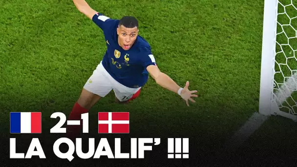 🇫🇷 MAGIQUE ! La France bat le Danemark (2-1) et se qualifie en 1/8è de Coupe du Monde 2022 !