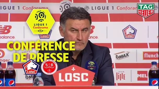 Conférence de presse LOSC - Stade de Reims ( 1-1 ) 17ème journée - 1ère partie (2018-19)