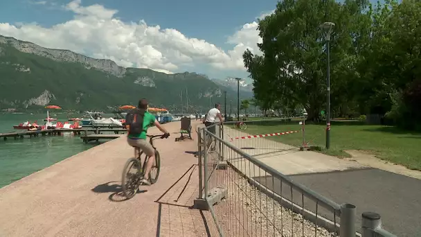 Annecy : la nouvelle piste cyclable du centre-ville en service le 16 juin 2021