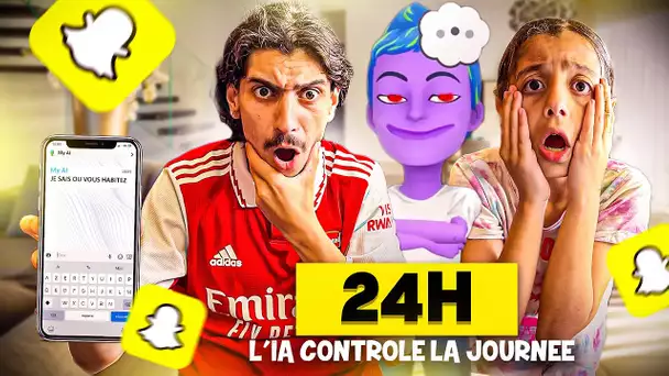 "My AI" SNAPCHAT CONTROLE LA JOURNÉE PENDANT 24H ! 😡 ( il nous espionne)