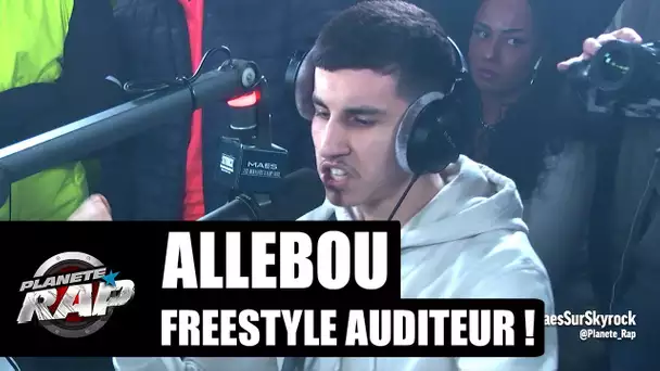 Allebou "Fluorescent" freestyle auditeur ! #PlanèteRap