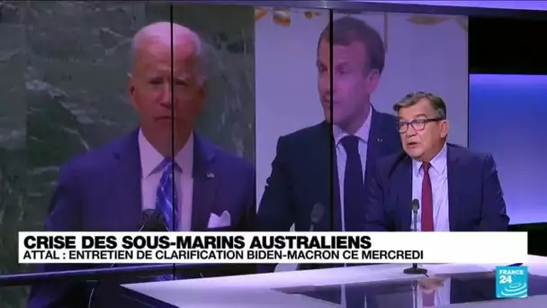 Entretien de "clarification" entre Macron et Biden ce mercredi • FRANCE 24