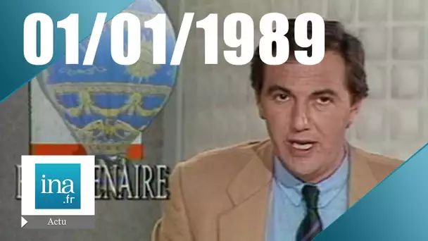 20h Antenne 2 du 1er janvier 1989 | L'année révolutionnaire | Archive INA