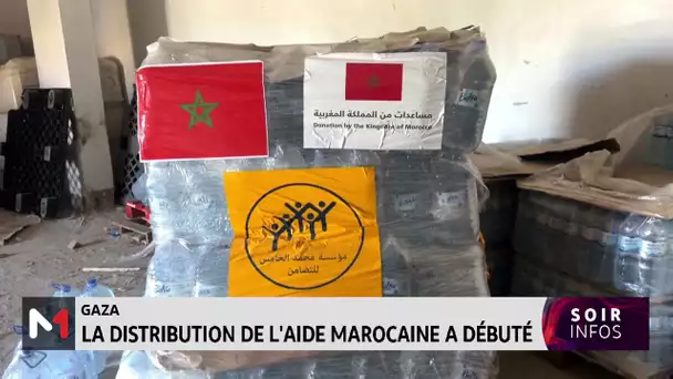Gaza : La distribution de l´aide marocaine a débuté