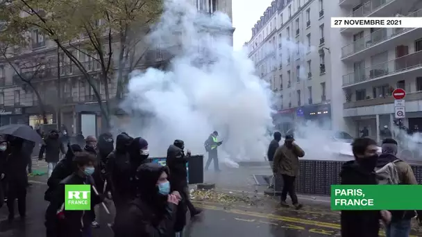 Heurts lors de la manifestation «contre l’extrême droite» à Paris