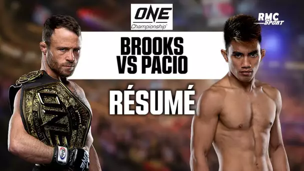 Résumé ONE Championship : Brooks gagne le combat et perd la ceinture !