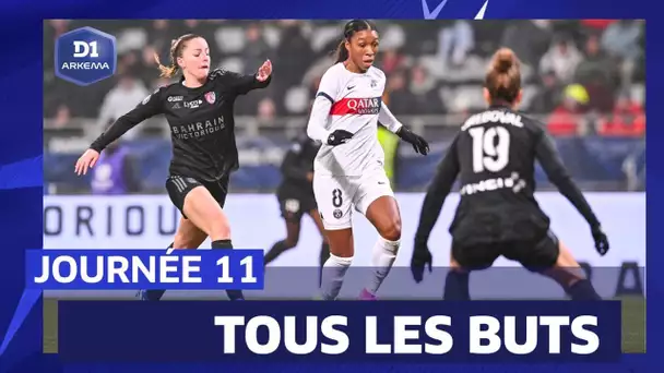 D1 Arkema, journée 11 : Tous les buts