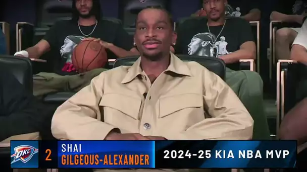 Shai Gilgeous-Alexander's Kia MVP Presentation! 🏆