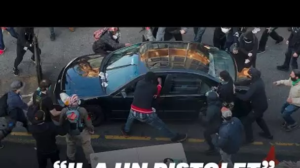 À Seattle, un homme fonce sur la foule en voiture puis tire sur un manifestant