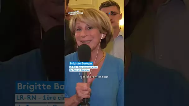 Brigitte Barèges, candidate LR soutenue par le RN, en tête au premier tour avec 43,93 %. #elections