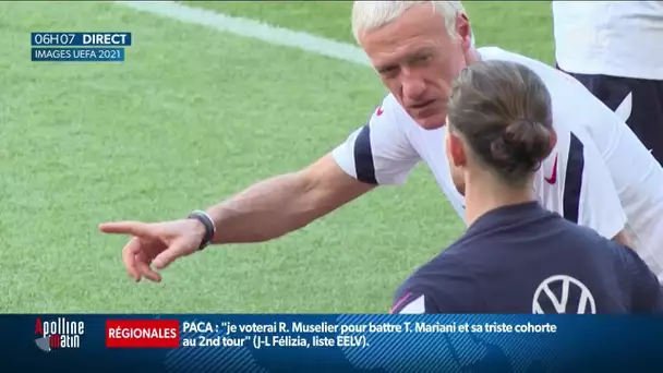 Euro : contre le Portugal, Didier Deschamps garde le trio offensif Griezmann-Mbappe-Benzema