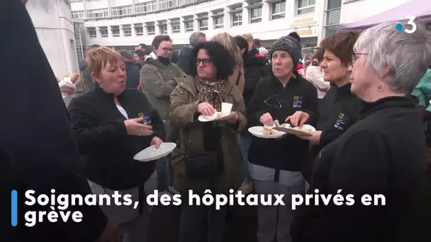 Soignants, des hôpitaux privés en grève