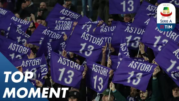 Play Stops to Remember Davide Astori | Atalanta 3-1 Fiorentina | Top Moment | Serie A
