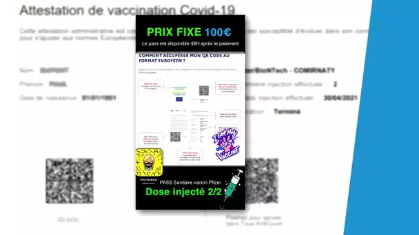 Trafic de faux certificat PCR et Vaccination