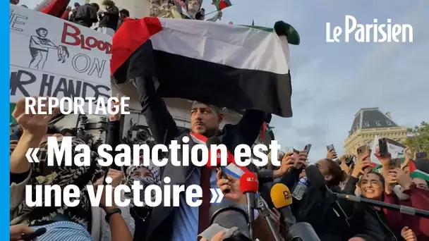 Le député Sébastien Delogu ovationné lors d’une manifestation pour Gaza