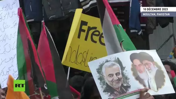 🇵🇰 Pakistan : grande manifestation pro-palestinienne à Moultan
