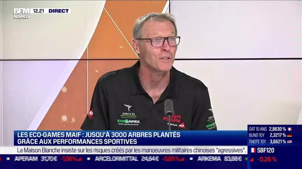 Didier Lehenaff (MAIF) : Jusqu'à  3 000 arbres plantés grâce aux performances sportives