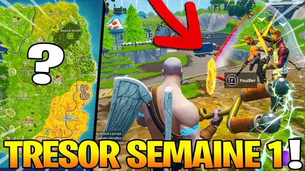 SUIVRE LA CARTE AU TRESOR DE RISKY REELS sur Fortnite: Battle Royale