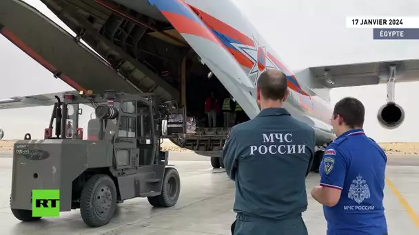 Le ministère russe des Situations d'urgence a livré un lot d'aide humanitaire à la bande de Gaza