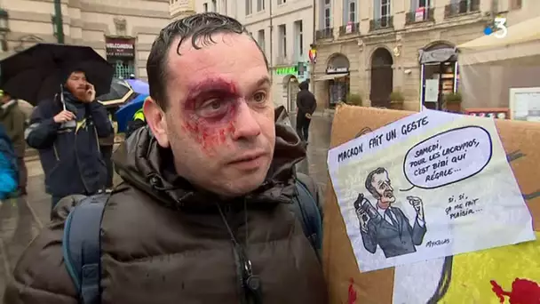 Montpellier : les gilets jaunes rendent hommage aux blessés