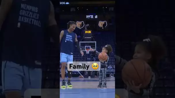 Ja Morant & His Daughter Share A Moment In Memphis! 🥹💕| #Shorts