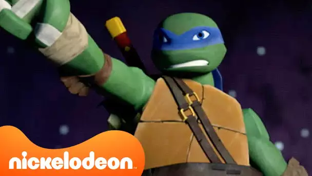 TMNT | 15 MINUTES de Leonardo, le LEADER en bleu 🔵 | Nickelodeon France