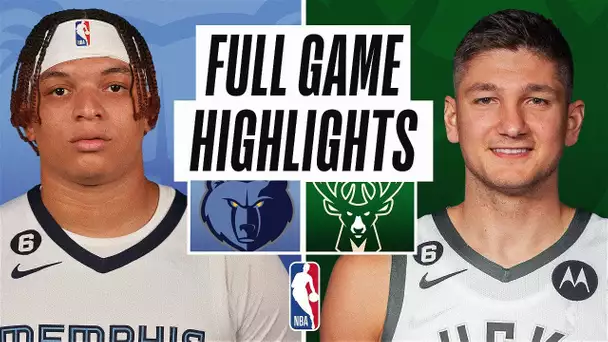 GRIZZLIES at BUCKS | NBA PRESEASON FULL GAME HIGHLIGHTS | October 1, 2022