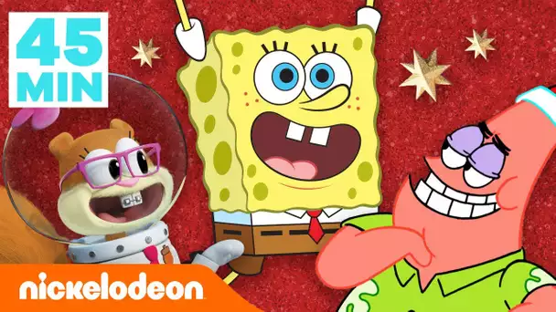 Bob l'éponge | Des fêtes de fin d'année mémorables pendant 45 minutes ! | Nickelodeon France