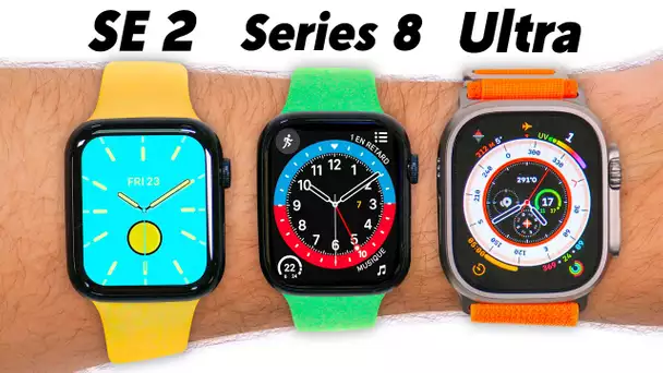 Quelle Apple Watch choisir ? (Ultra vs Series 8 vs SE 2)