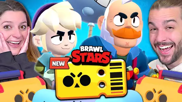 NOUVELLE SAISON BRAWL STARS NOUVEAUX BRAWLER : SAM ET GUS ! BRAWL PASS ET PACK OPENING !