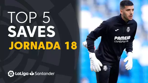 TOP Paradas Jornada 18 LaLiga Santander 2021/2022