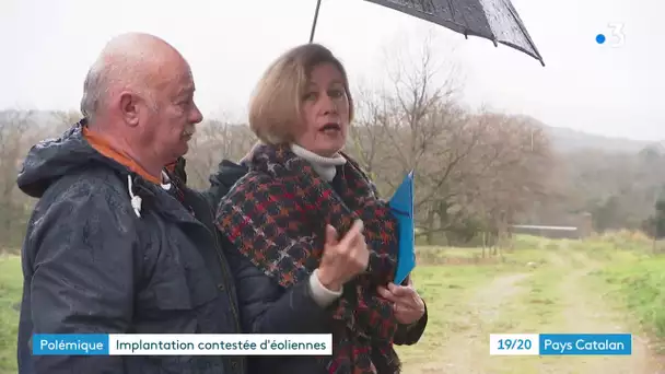 A Passa quelques jours après l'accord du préfet pour l'implantation de 6 éoliennes la colère monte