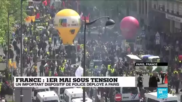 1er mai sous tension à Paris : "Dans le contexte actuel, on s'attendait à un 1er mai compliqué"