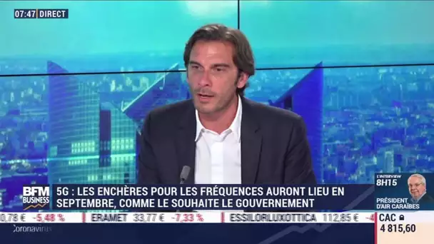 Grégory Rabuel (SFR): 5G, les enchères pour les fréquences auront lieu en septembre