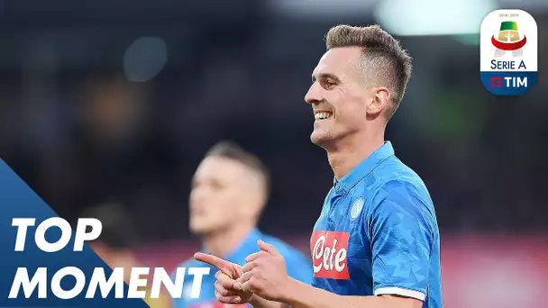 Milik Bags Brace | Napoli 4-0 Frosinone | Top Moment | Serie A