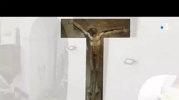 Crucifixion par le peintre catalan Camille Descossy