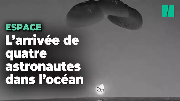 Après 6 mois dans l’ISS, quatre astronautes finissent en pleine mer