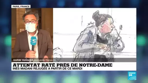 Attentat raté près de Notre-Dame : la "recruteuse" Ines Madani de nouveau devant la justice