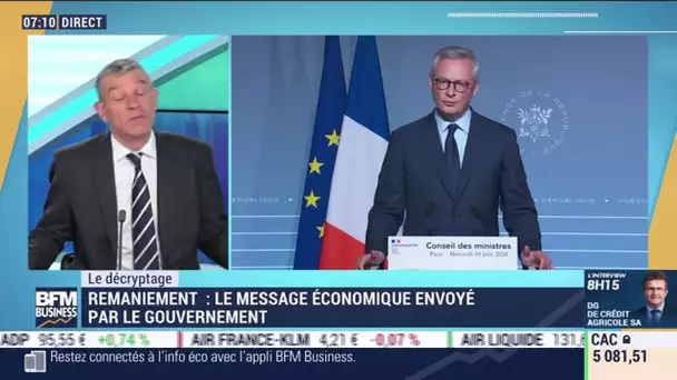 Le décryptage : Remaniement, le message économique envoyé par le gouvernement