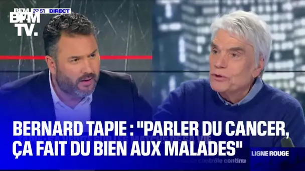 "Parler du cancer, ça fait du bien aux malades":  Tapie se livre sur son combat contre la maladie