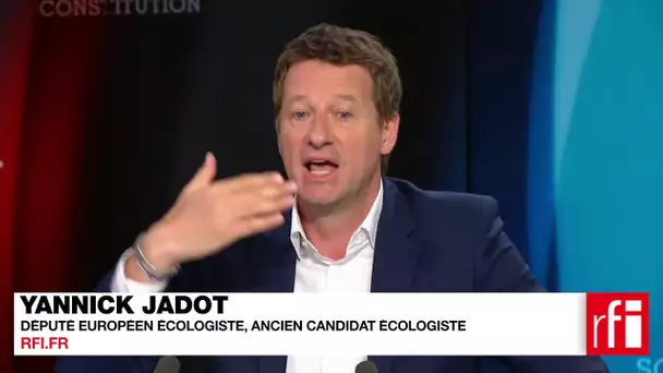 Yannick Jadot, député européen écologiste, soutien des candidats écologistes aux législatives.