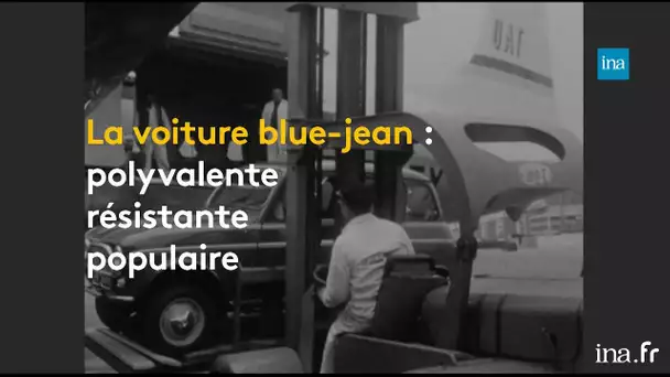 4L : la voiture blue jean | Franceinfo INA