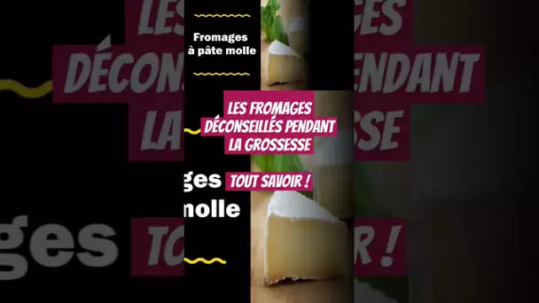 Les fromages à éviter pendant les 9 mois de grossesse