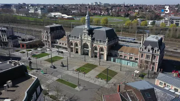 Coronavirus : Valenciennes en confinement, vue du ciel