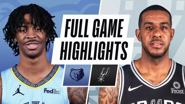 GRIZZLIES at SPURS | FULL GAME HIGHLIGHTS | January 30, 2021